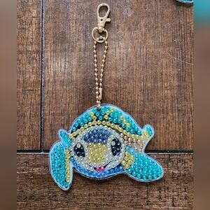 Colorful Turtle Keychain for Pet Lovers
